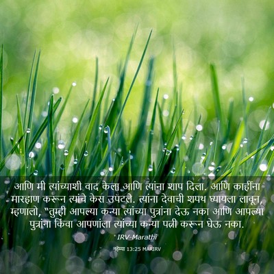 Picture 03 - नहेम्या 13:25 MARIRV - आणि मी - Bible Verse Picture