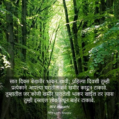 Picture 03 - निर्गम 12:15 MARIRV - सात दिवस बेखमीर - Bible Verse Picture