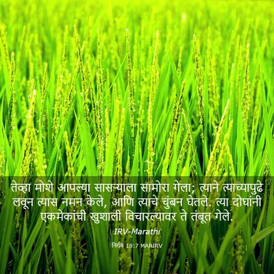 Picture 03 - निर्गम 18:7 MARIRV - तेव्हा मोशे - Bible Verse Picture