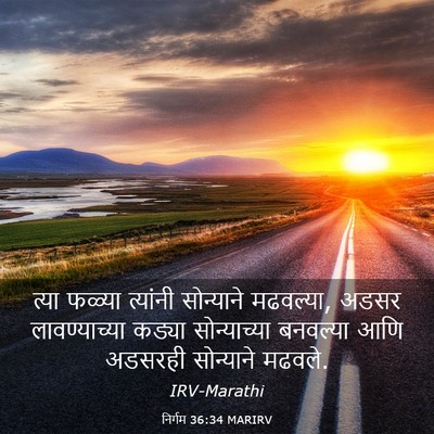 Picture 03 - निर्गम 36:34 MARIRV - त्या फळ्या - Bible Verse Picture