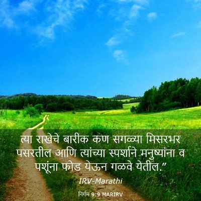 Picture 03 - निर्गम 9:9 MARIRV - त्या राखेचे बारीक - Bible Verse Picture
