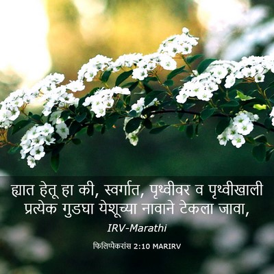 Picture 03 - फिलिप्पैकरांस 2:10 MARIRV - ह्यात हेतू हा की, - Bible Verse Picture