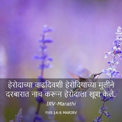 Picture 03 - मत्तय 14:6 MARIRV - हेरोदाच्या - Bible Verse Picture