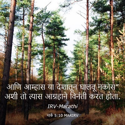 Picture 03 - मार्क 5:10 MARIRV - आणि आम्हास या - Bible Verse Picture