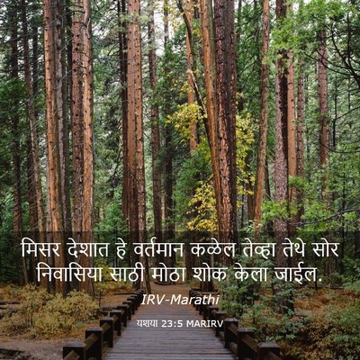 Picture 03 - यशया 23:5 MARIRV - मिसर देशात हे - Bible Verse Picture