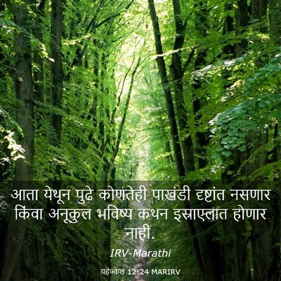 Picture 03 - यहेज्केल 12:24 MARIRV - आता येथून पुढे - Bible Verse Picture