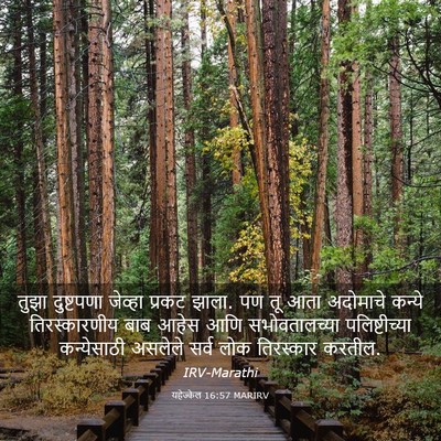 Picture 03 - यहेज्केल 16:57 MARIRV - तुझा दुष्टपणा - Bible Verse Picture