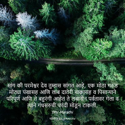 Picture 03 - यहेज्केल 17:3 MARIRV - सांग की परमेश्वर - Bible Verse Picture