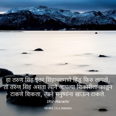 Picture 03 - यहेज्केल 19:6 MARIRV - हा तरुण सिंह इतर - Bible Verse Picture