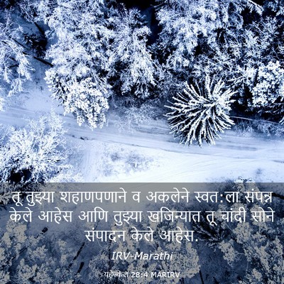 Picture 03 - यहेज्केल 28:4 MARIRV - तू तुझ्या - Bible Verse Picture
