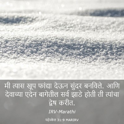 Picture 03 - यहेज्केल 31:9 MARIRV - मी त्यास खूप - Bible Verse Picture