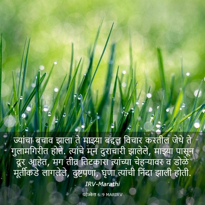 Picture 03 - यहेज्केल 6:9 MARIRV - ज्यांचा बचाव झाला - Bible Verse Picture