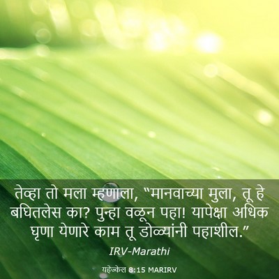Picture 03 - यहेज्केल 8:15 MARIRV - तेव्हा तो मला - Bible Verse Picture