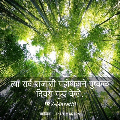 Picture 03 - यहोशवा 11:18 MARIRV - त्या सर्व राजाशी - Bible Verse Picture