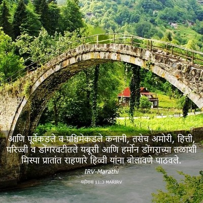 Picture 03 - यहोशवा 11:3 MARIRV - आणि पूर्वेकडले व - Bible Verse Picture