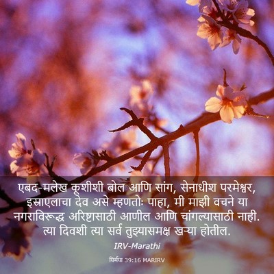 Picture 03 - यिर्मया 39:16 MARIRV - एबद-मलेख कूशीशी - Bible Verse Picture