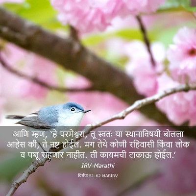 Picture 03 - यिर्मया 51:62 MARIRV - आणि म्हण, ‘हे - Bible Verse Picture