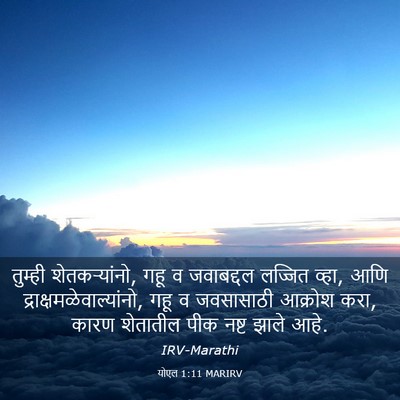 Picture 03 - योएल 1:11 MARIRV - तुम्ही - Bible Verse Picture