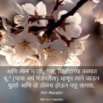 Picture 03 - योहान 9:7 MARIRV - आणि त्यास म्हटले, - Bible Verse Picture