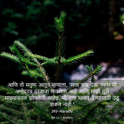 Picture 03 - लूक 11:7 MARIRV - आणि तो मनुष्य आतून - Bible Verse Picture