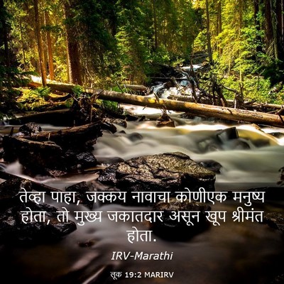 Picture 03 - लूक 19:2 MARIRV - तेव्हा पाहा, जक्कय - Bible Verse Picture