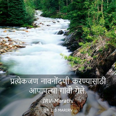 Picture 03 - लूक 2:3 MARIRV - प्रत्येकजण - Bible Verse Picture