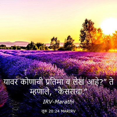 Picture 03 - लूक 20:24 MARIRV - यावर कोणाची - Bible Verse Picture
