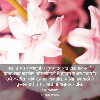 Picture 03 - लूक 21:12 MARIRV - परंतु हे सर्व - Bible Verse Picture