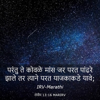 Picture 03 - लेवीय 13:16 MARIRV - परंतु ते कोवळे - Bible Verse Picture