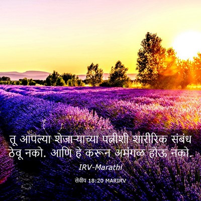 Picture 03 - लेवीय 18:20 MARIRV - तू आपल्या - Bible Verse Picture