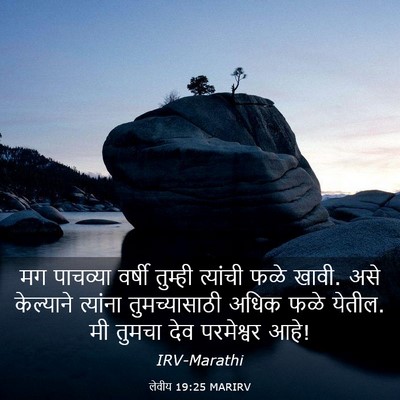 Picture 03 - लेवीय 19:25 MARIRV - मग पाचव्या वर्षी - Bible Verse Picture