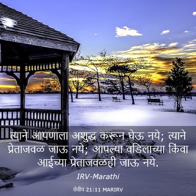 Picture 03 - लेवीय 21:11 MARIRV - त्याने आपणाला - Bible Verse Picture