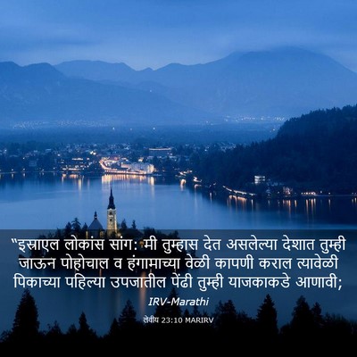 Picture 03 - लेवीय 23:10 MARIRV - “इस्राएल लोकांस - Bible Verse Picture