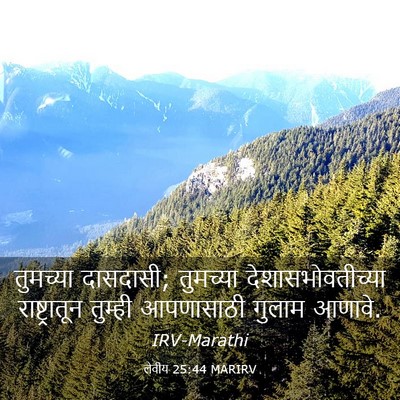 Picture 03 - लेवीय 25:44 MARIRV - तुमच्या दासदासी; - Bible Verse Picture