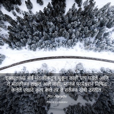 Picture 03 - लेवीय 4:13 MARIRV - इस्राएलाच्या सर्व - Bible Verse Picture