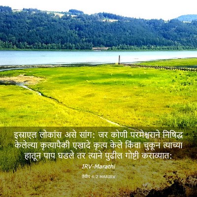 Picture 03 - लेवीय 4:2 MARIRV - इस्राएल लोकांस - Bible Verse Picture