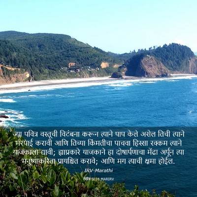 Picture 03 - लेवीय 5:16 MARIRV - ज्या पवित्र - Bible Verse Picture