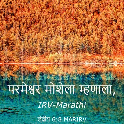 Picture 03 - लेवीय 6:8 MARIRV - परमेश्वर मोशेला - Bible Verse Picture