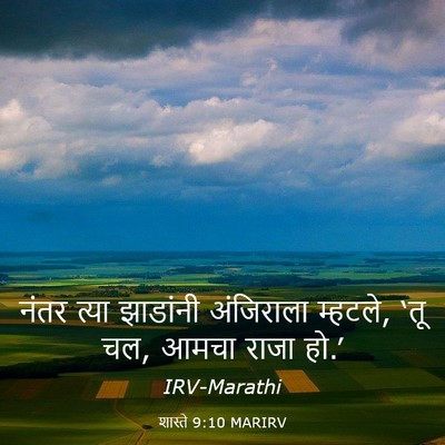 Picture 03 - शास्ते 9:10 MARIRV - नंतर त्या झाडांनी - Bible Verse Picture