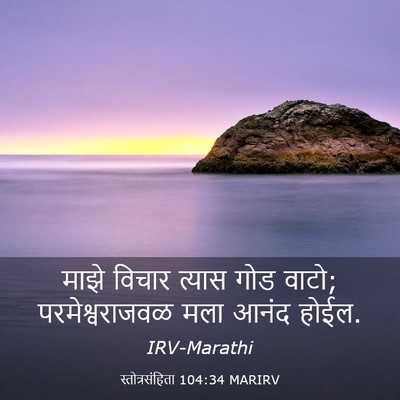 Picture 03 - स्तोत्रसंहिता 104:34 MARIRV - माझे विचार त्यास - Bible Verse Picture