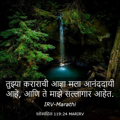 Picture 03 - स्तोत्रसंहिता 119:24 MARIRV - तुझ्या कराराची - Bible Verse Picture