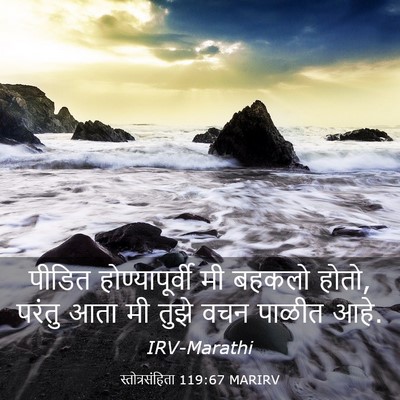 Picture 03 - स्तोत्रसंहिता 119:67 MARIRV - पीडित - Bible Verse Picture