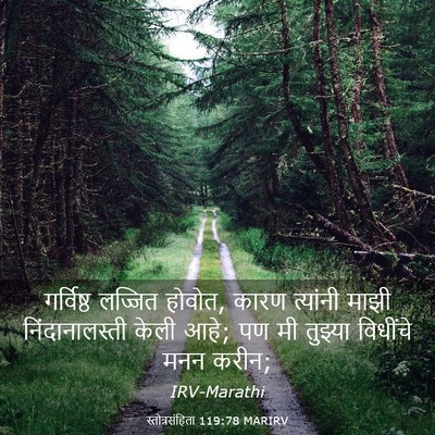 Picture 03 - स्तोत्रसंहिता 119:78 MARIRV - गर्विष्ठ लज्जित - Bible Verse Picture