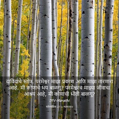 Picture 03 - स्तोत्रसंहिता 27:1 MARIRV - दाविदाचे स्तोत्र. - Bible Verse Picture