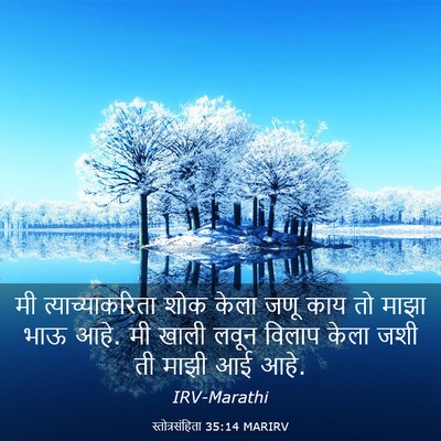 Picture 03 - स्तोत्रसंहिता 35:14 MARIRV - मी त्याच्याकरिता - Bible Verse Picture