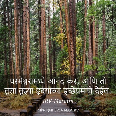 Picture 03 - स्तोत्रसंहिता 37:4 MARIRV - परमेश्वरामध्ये - Bible Verse Picture