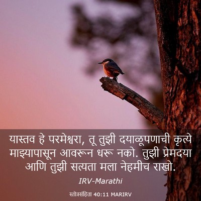 Picture 03 - स्तोत्रसंहिता 40:11 MARIRV - यास्तव हे - Bible Verse Picture