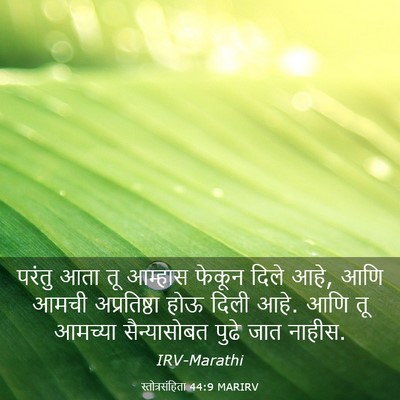 Picture 03 - स्तोत्रसंहिता 44:9 MARIRV - परंतु आता तू - Bible Verse Picture