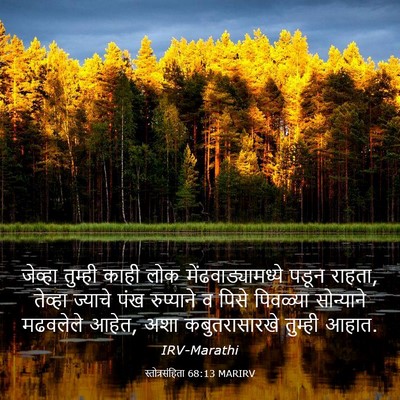 Picture 03 - स्तोत्रसंहिता 68:13 MARIRV - जेव्हा तुम्ही - Bible Verse Picture