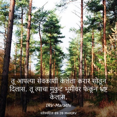 Picture 03 - स्तोत्रसंहिता 89:39 MARIRV - तू आपल्या सेवकाशी - Bible Verse Picture